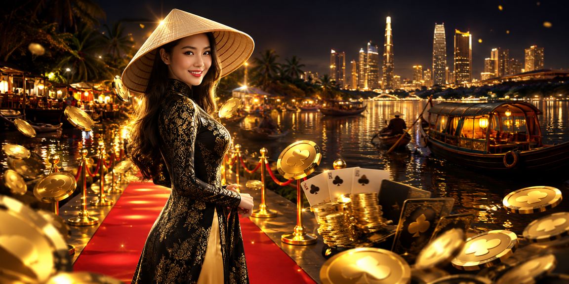 Trò chơi bài đặc sắc vùng Mekong với nón lá truyền thống